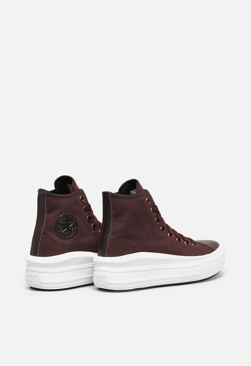 Converse - Chuck taylor all star move diamond metal platform hi - black currant/black/white - diamond metal