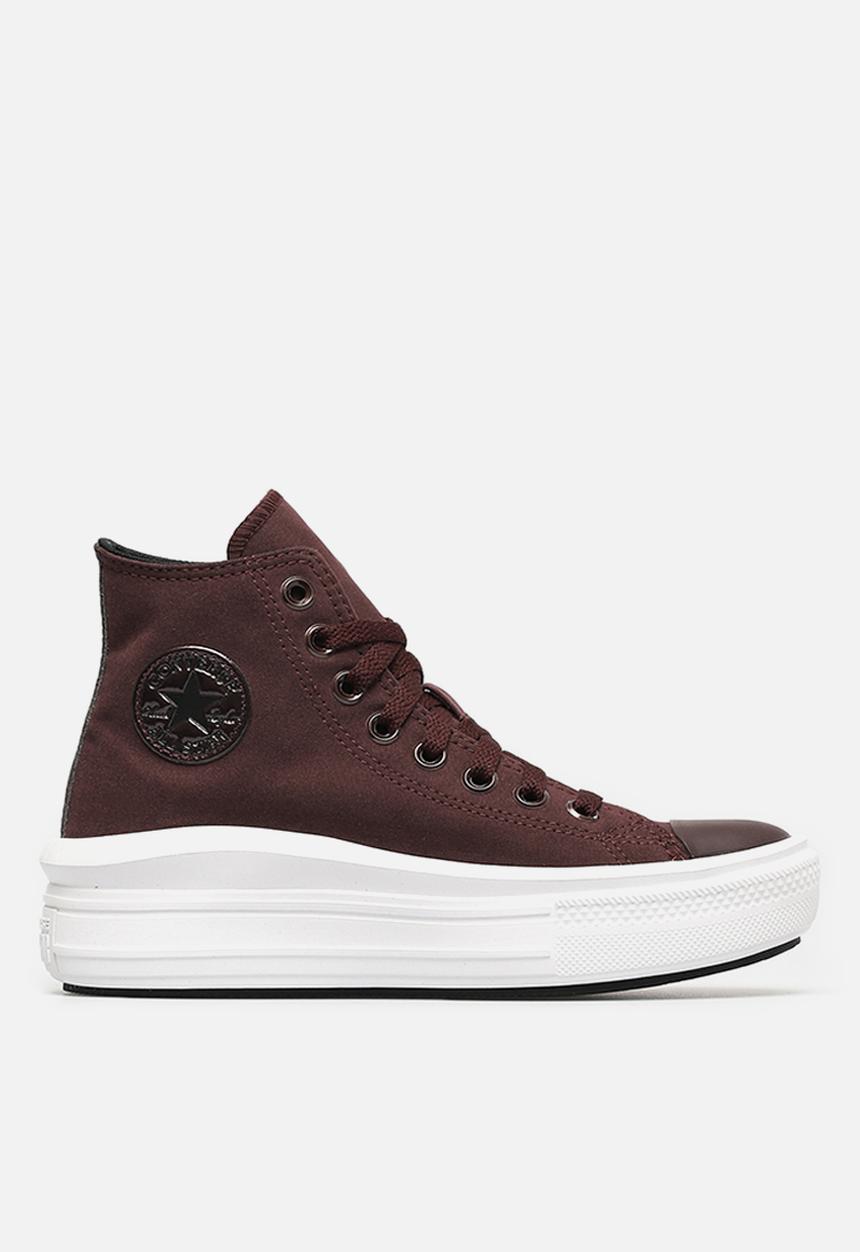 Converse - Chuck taylor all star move diamond metal platform hi - black currant/black/white - diamond metal