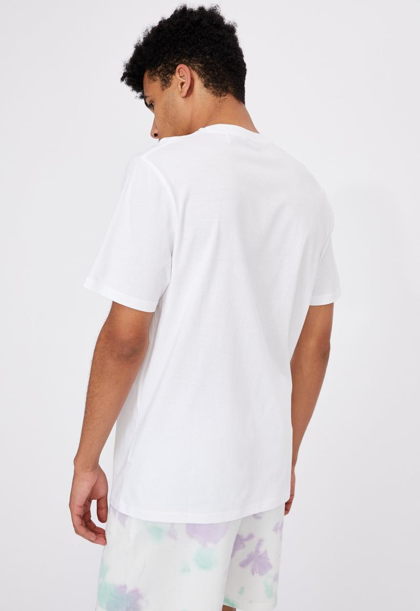 Factorie - Regular graphic T-shirt - white