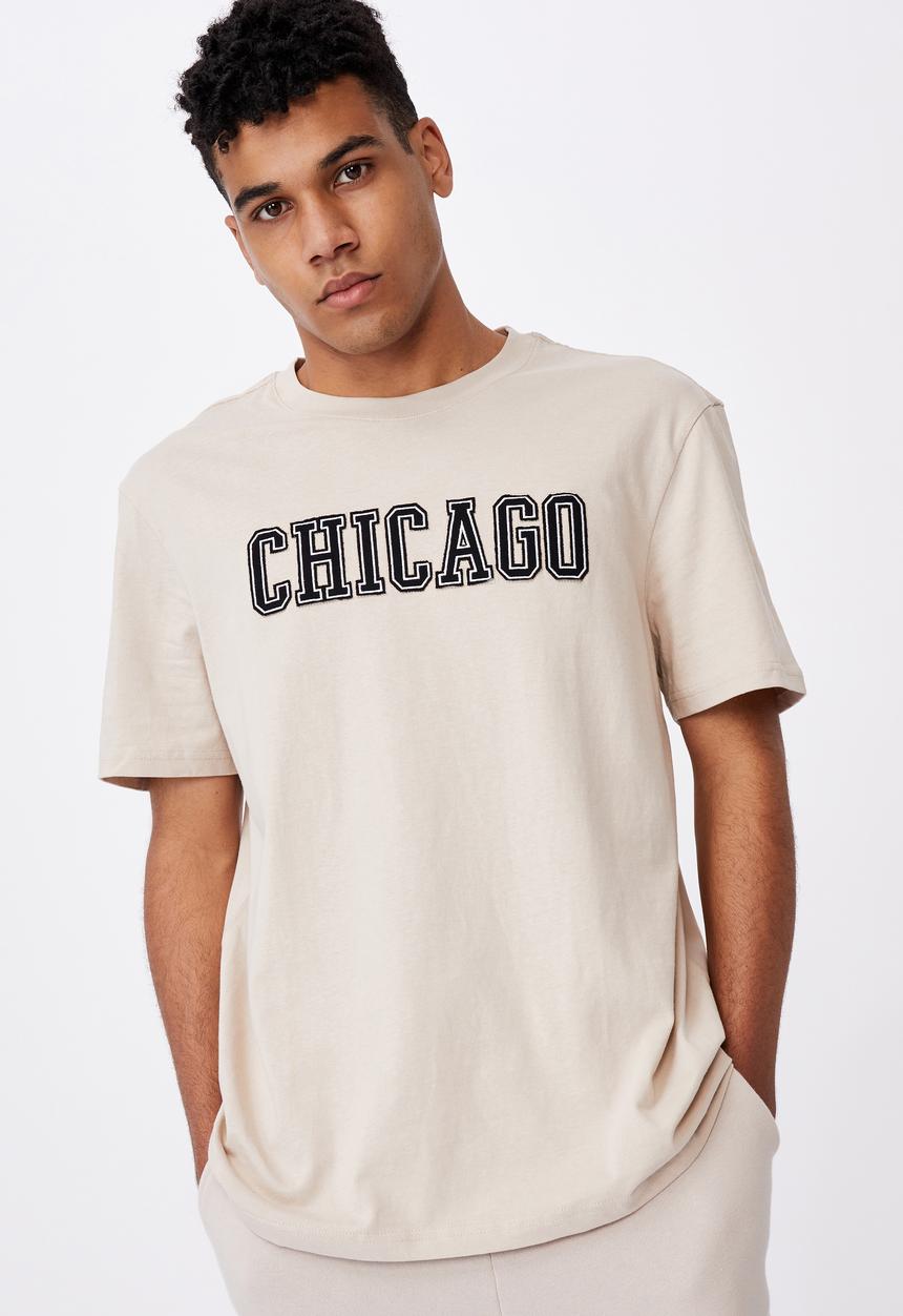 Factorie - Regular graphic T-shirt - beige