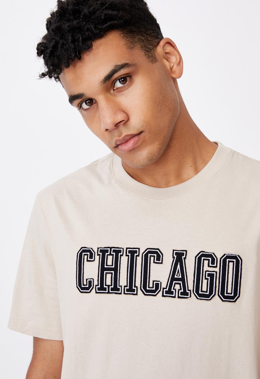 Factorie - Regular graphic T-shirt - beige