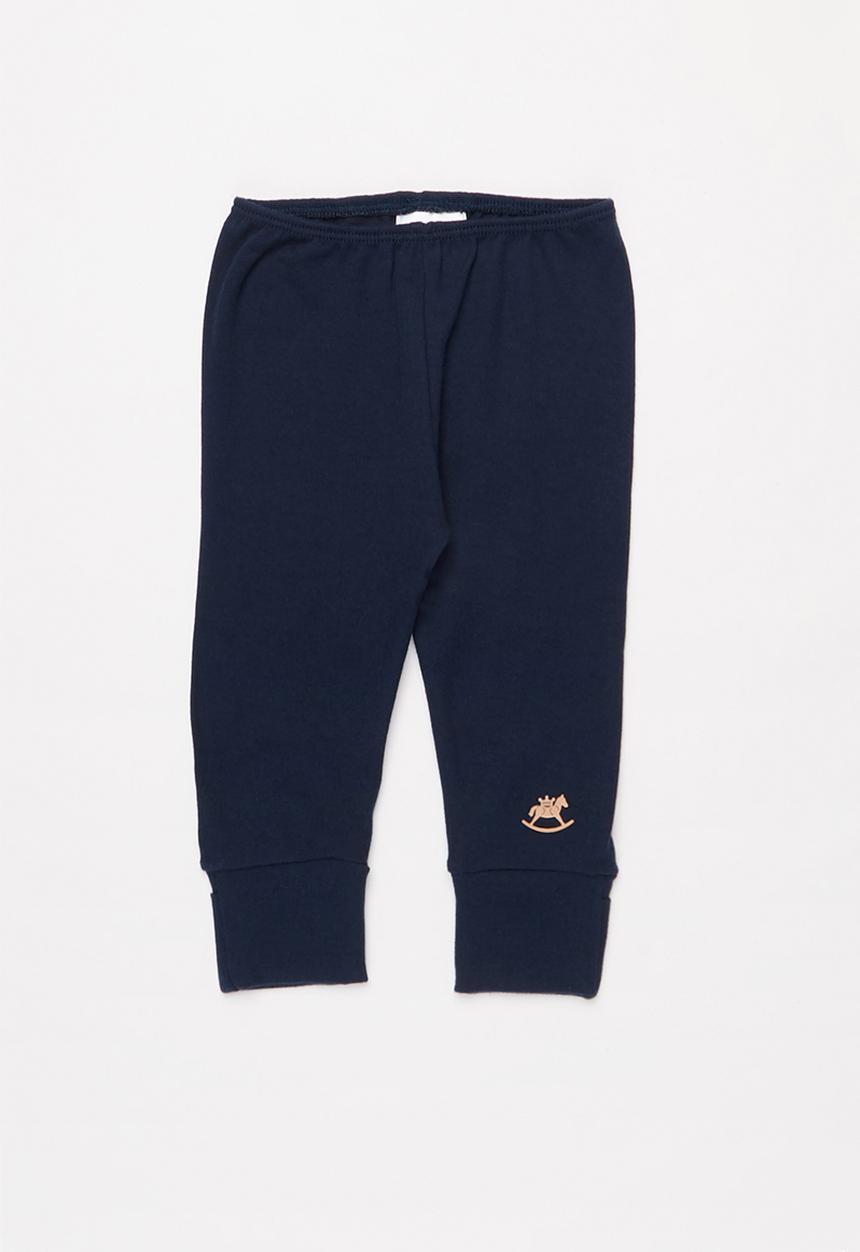 UP Baby - Soft jersey cotton pants - navy