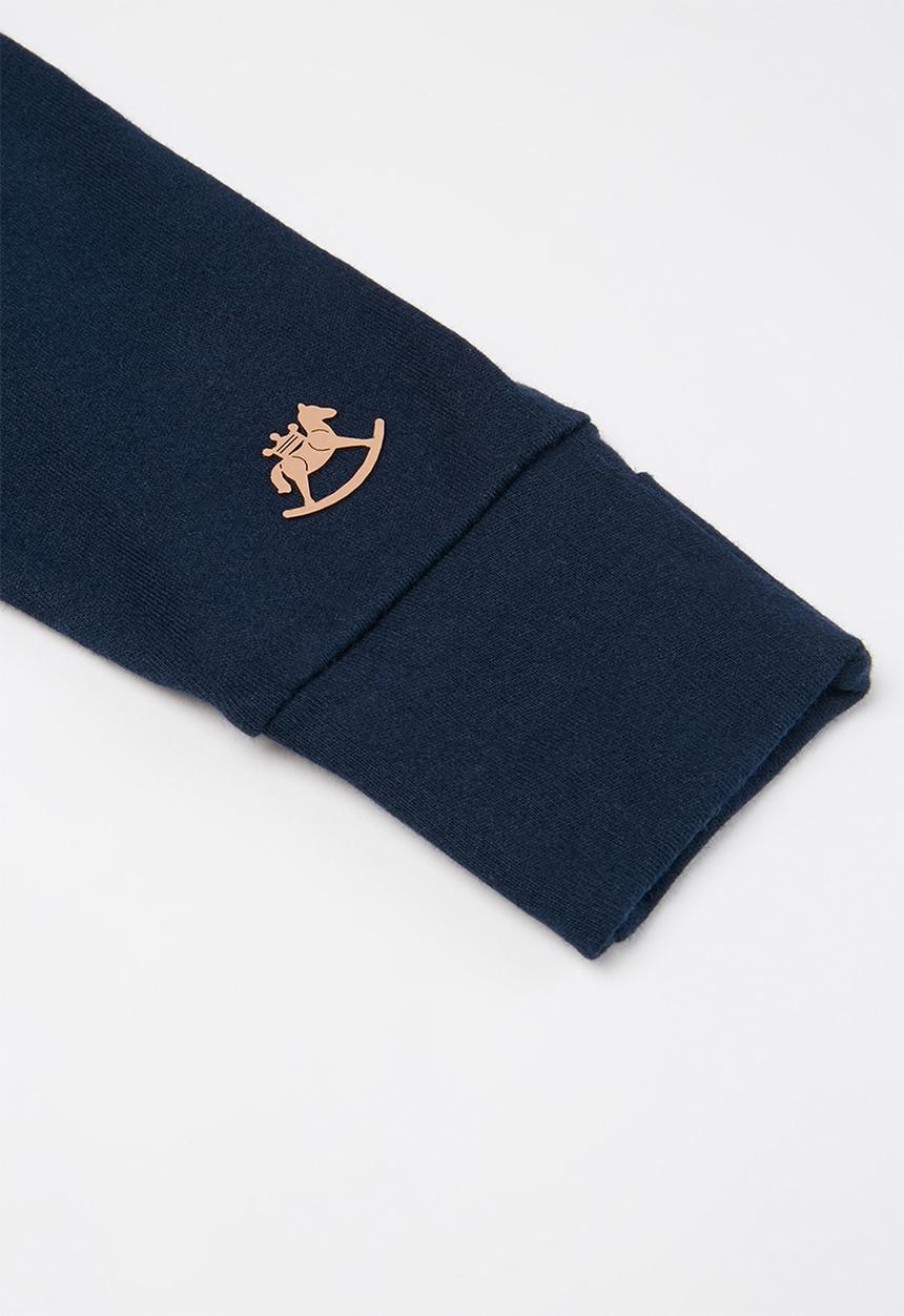 UP Baby - Soft jersey cotton pants - navy