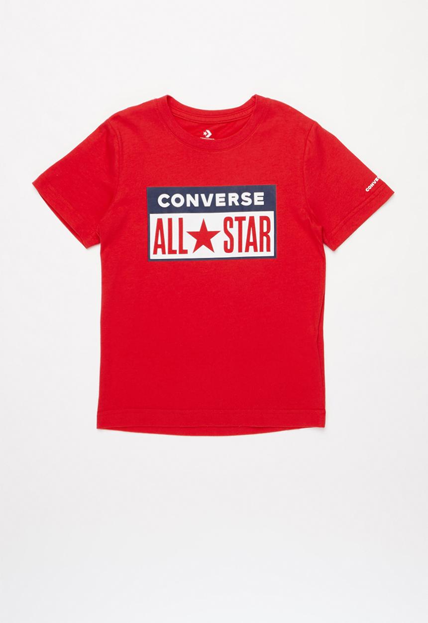 Converse - License plate tee - red