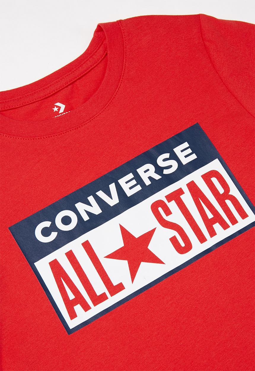 Converse - License plate tee - red