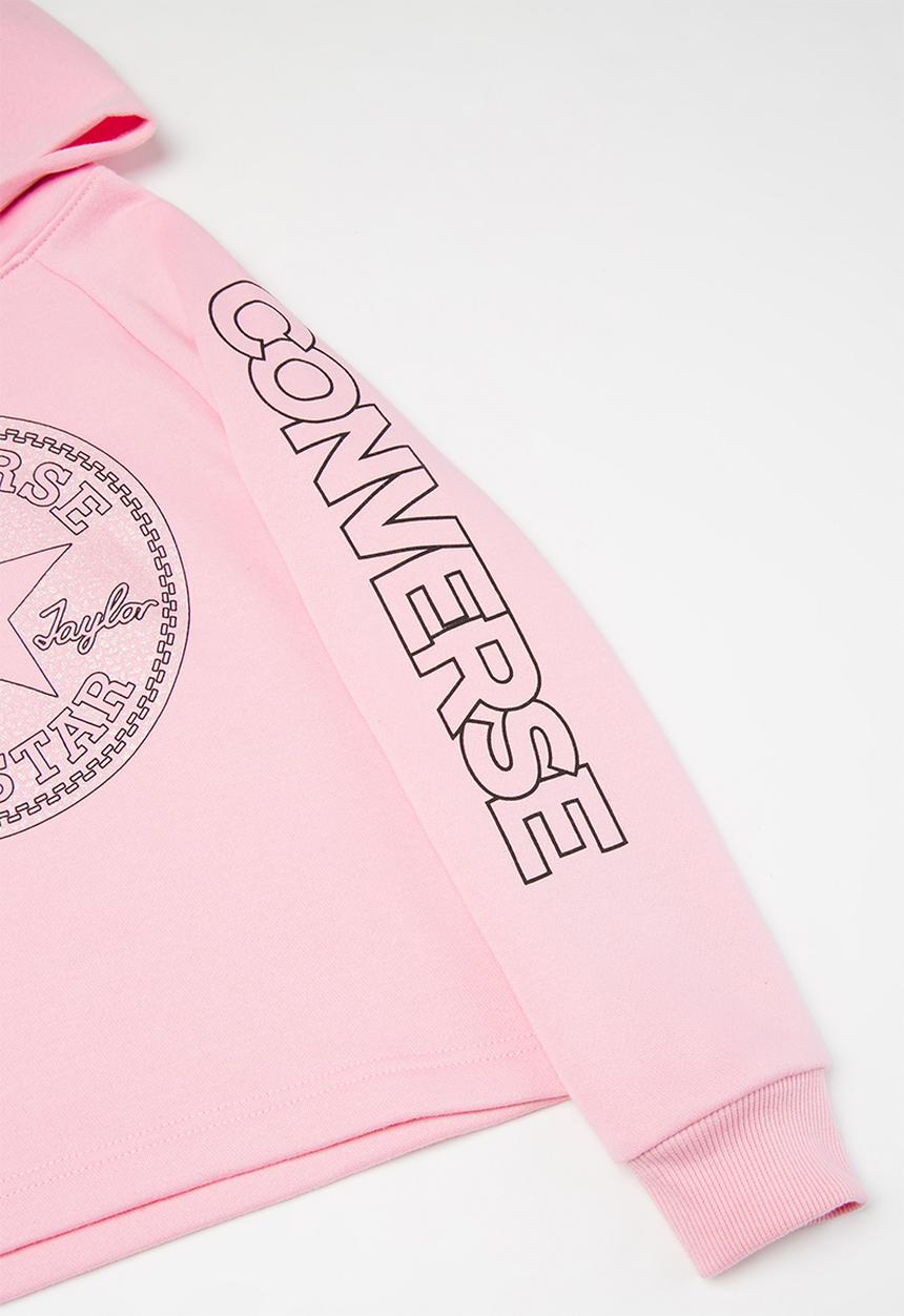 Converse - Converse classic length hoodie - pink
