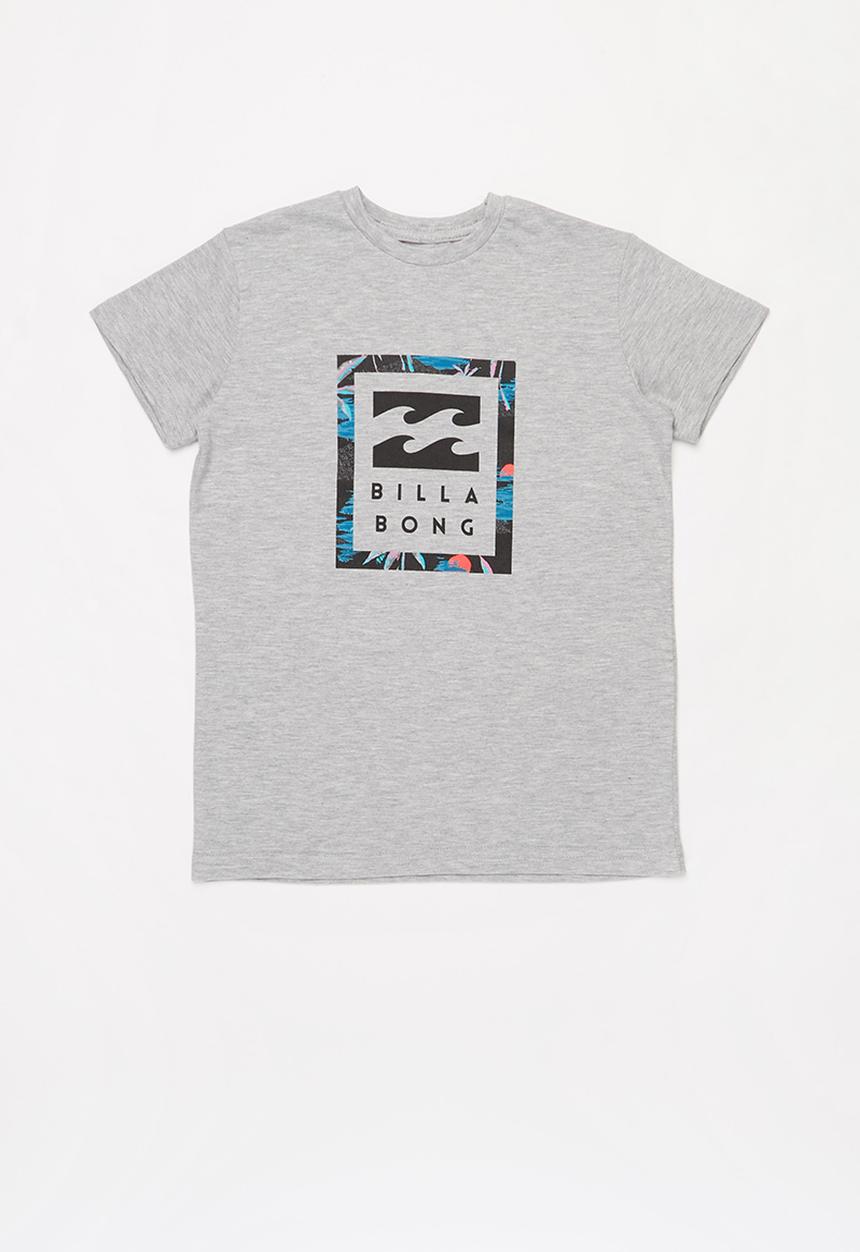 Billabong  - United stacked short sleeve tee - grey