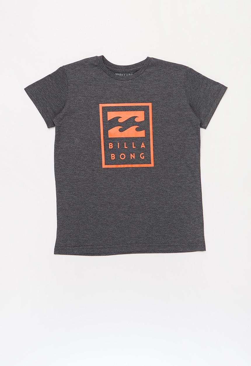 Billabong  - United stacked short sleeve tee - grey 
