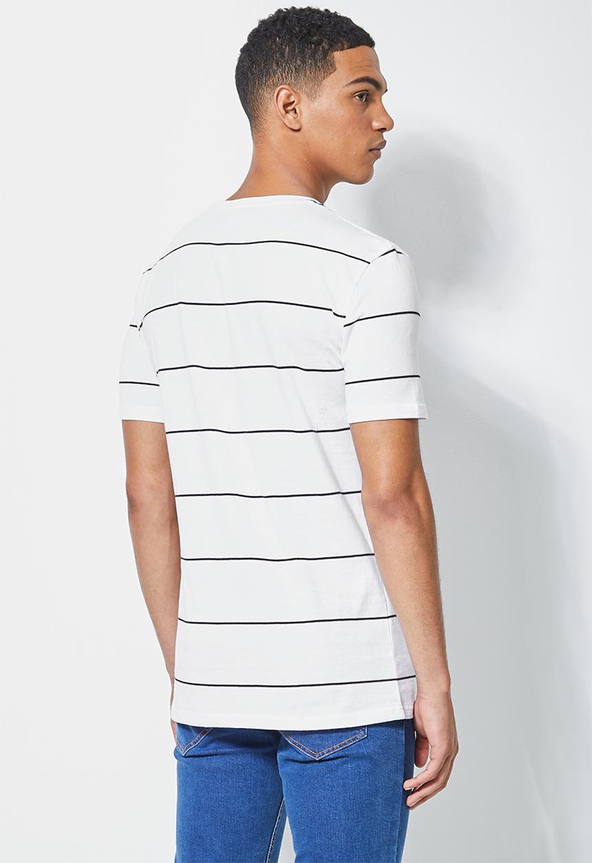 Superbalist - Nate short sleeve horizontal stripe tee - multi