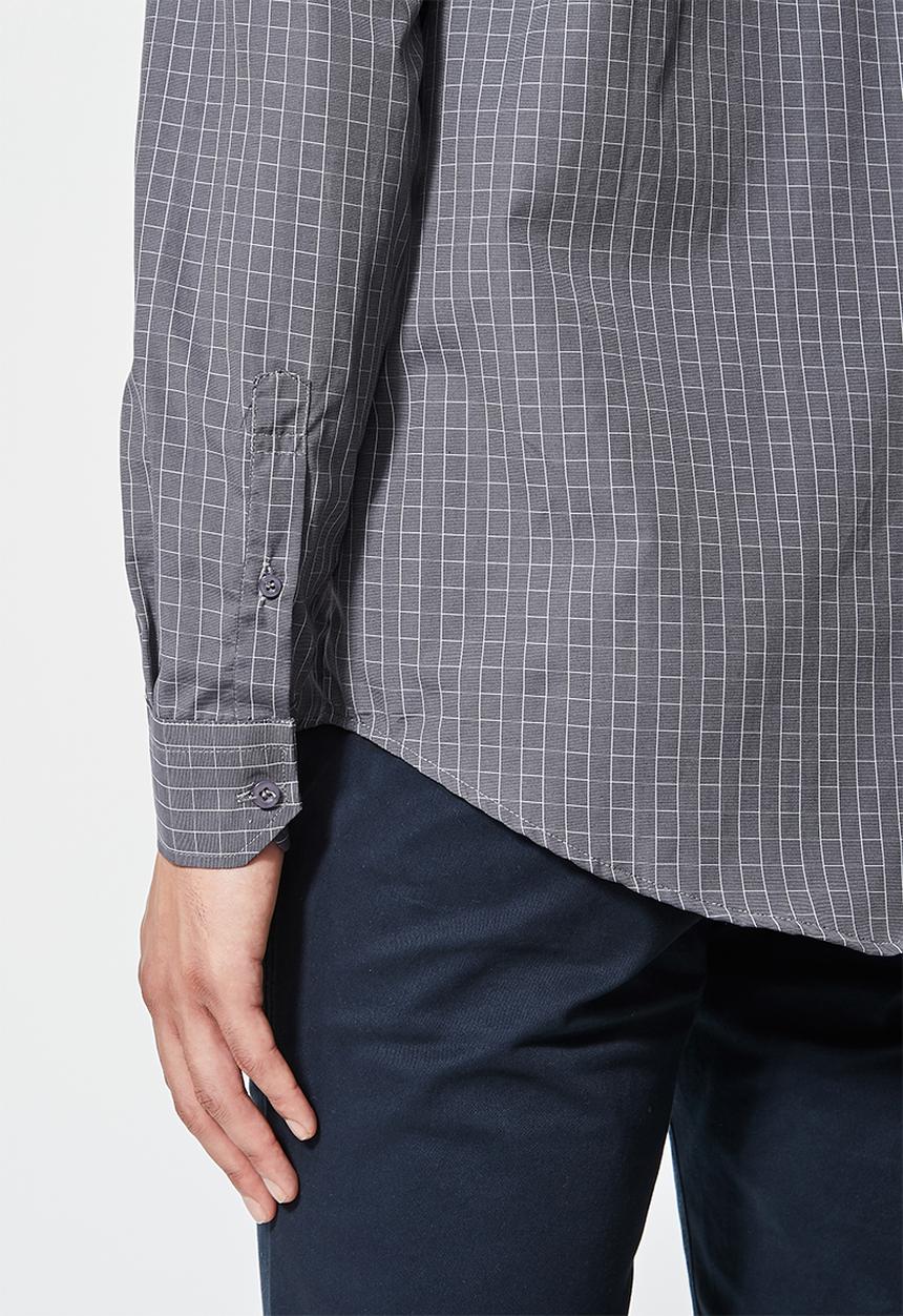 Superbalist - Jos slim fit long sleeve check shirt - multi