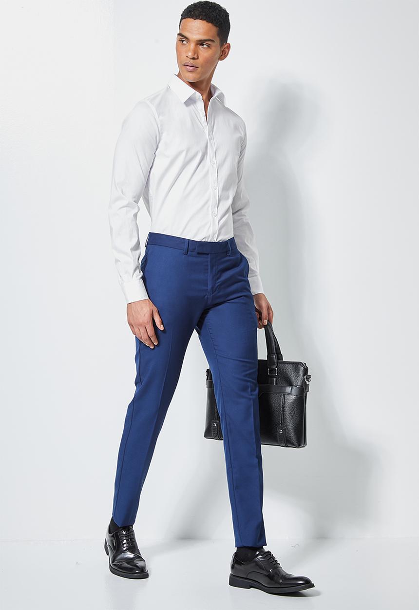 Superbalist - Jos slim fit long sleeve shirt - white