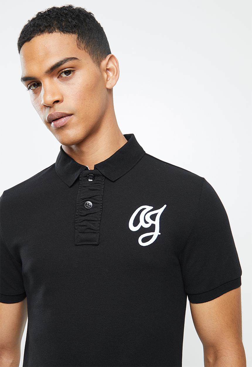 Aca Joe - Aca joe big aj logo golfer - black