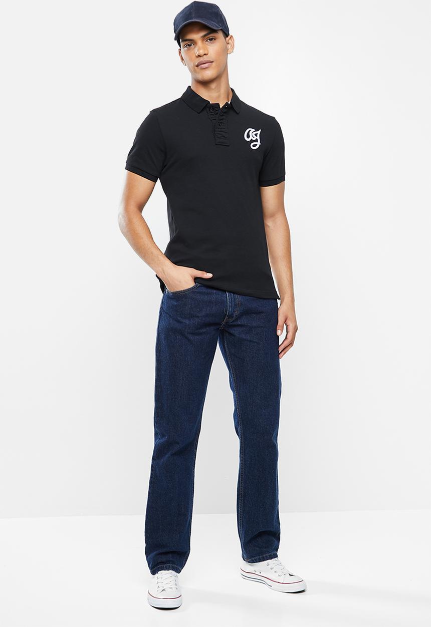 Aca Joe - Aca joe big aj logo golfer - black