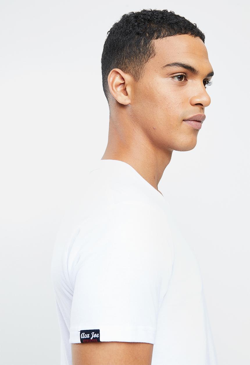 Aca Joe - Aca joe V-neck T-shirt - white