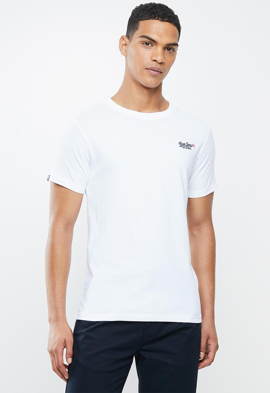 Aca Joe - Aca joe crew neck t-shirt - white