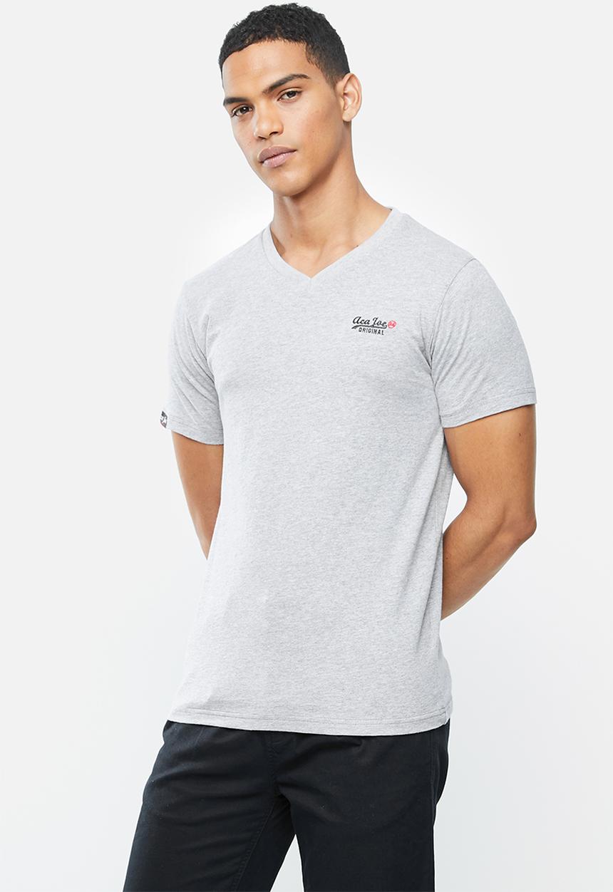 Aca Joe - Aca joe Vneck T-shirt - grey
