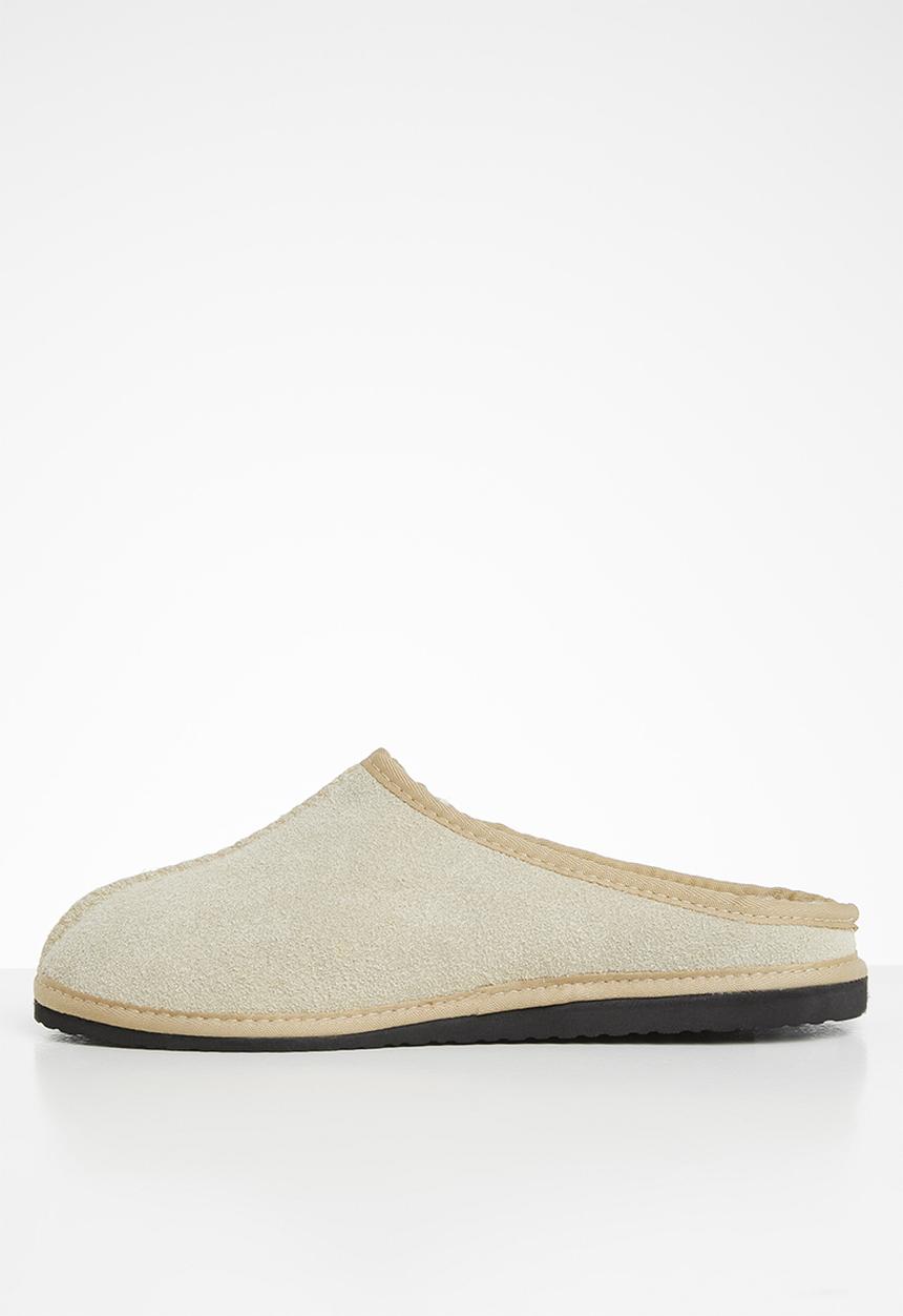 Karu - Clog suede wool inner slipper - sand