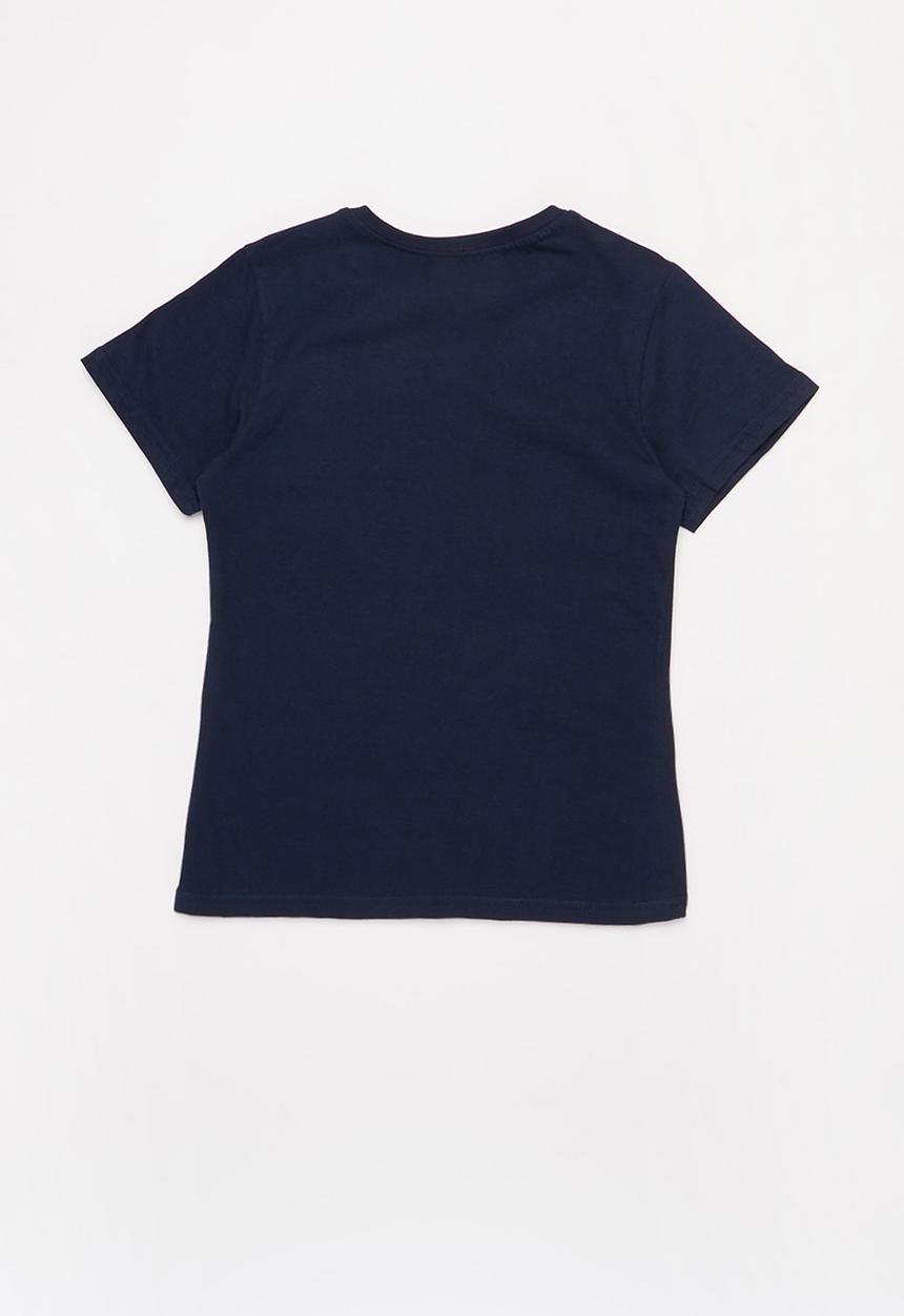 Rebel Republic - Teens printed tee - navy