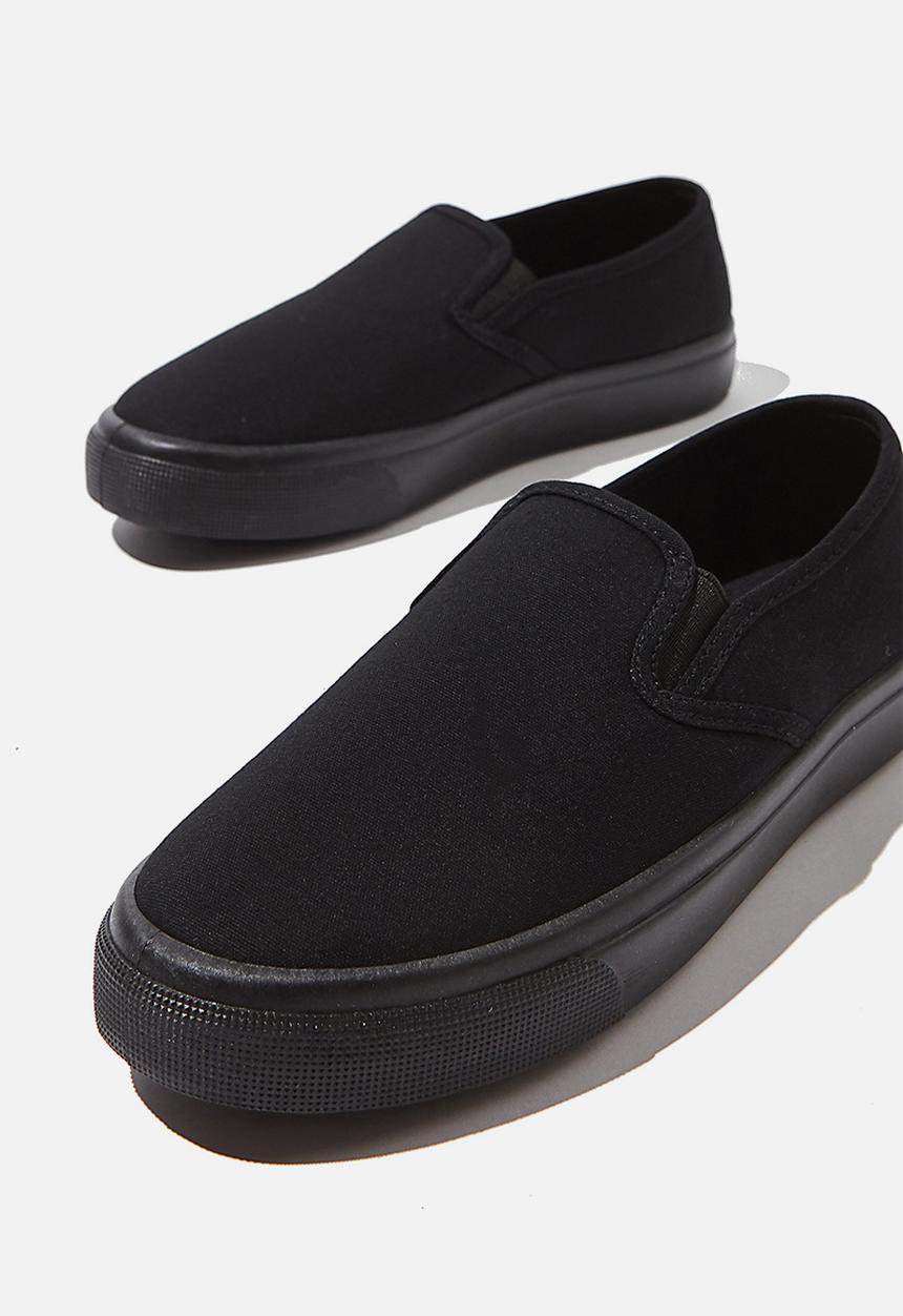 Cotton On - Harper slip on - black/black