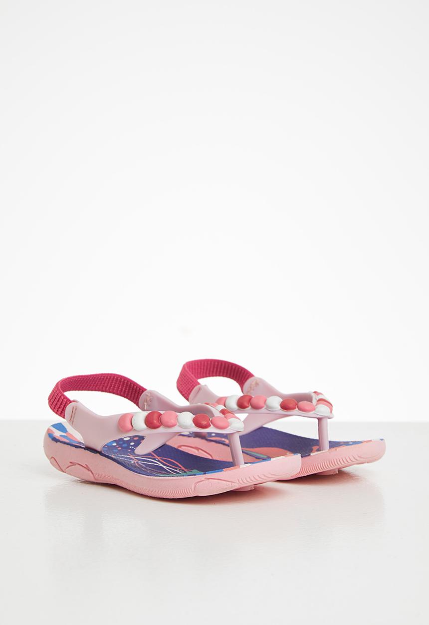 Klin - Aqua print sandal - light pink
