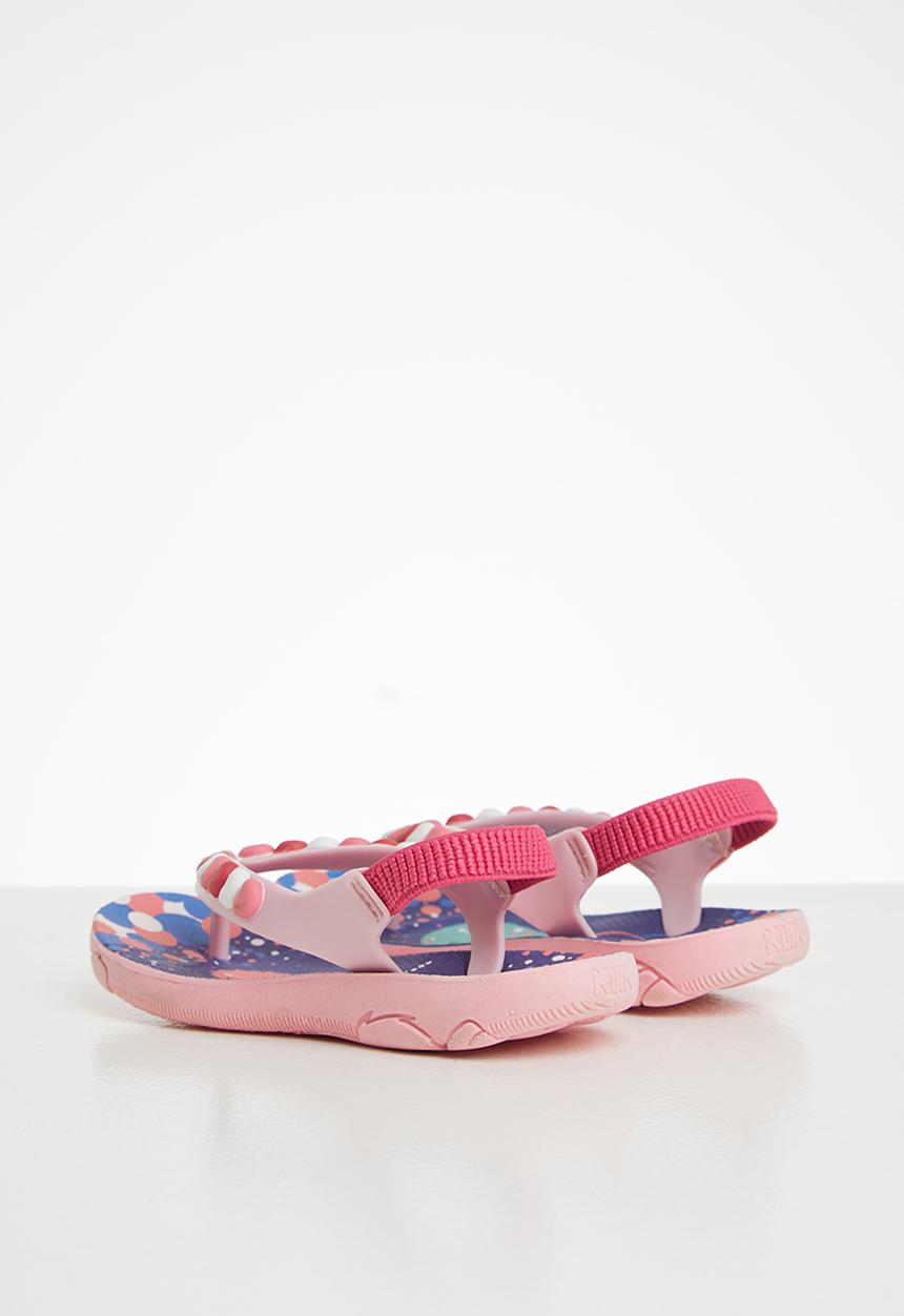 Klin - Aqua print sandal - light pink