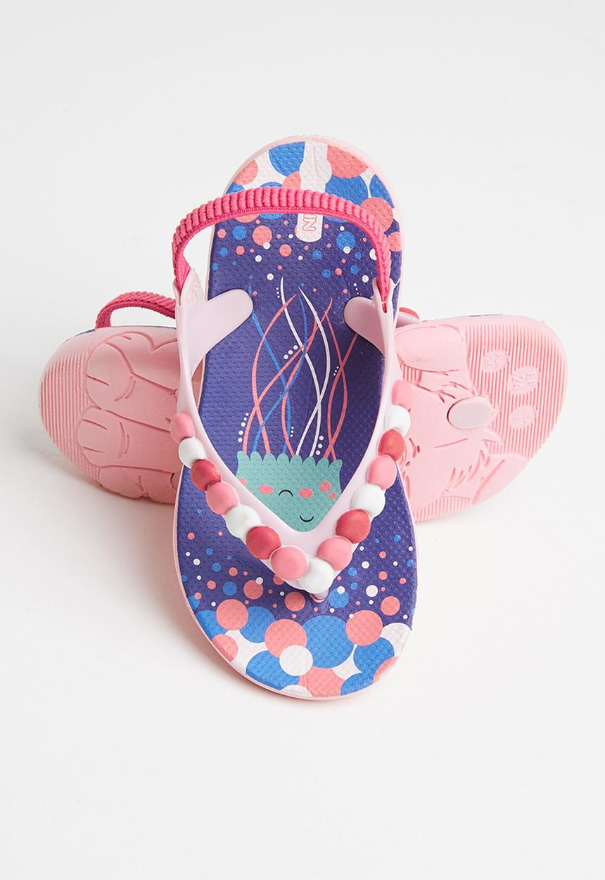 Klin - Aqua print sandal - light pink
