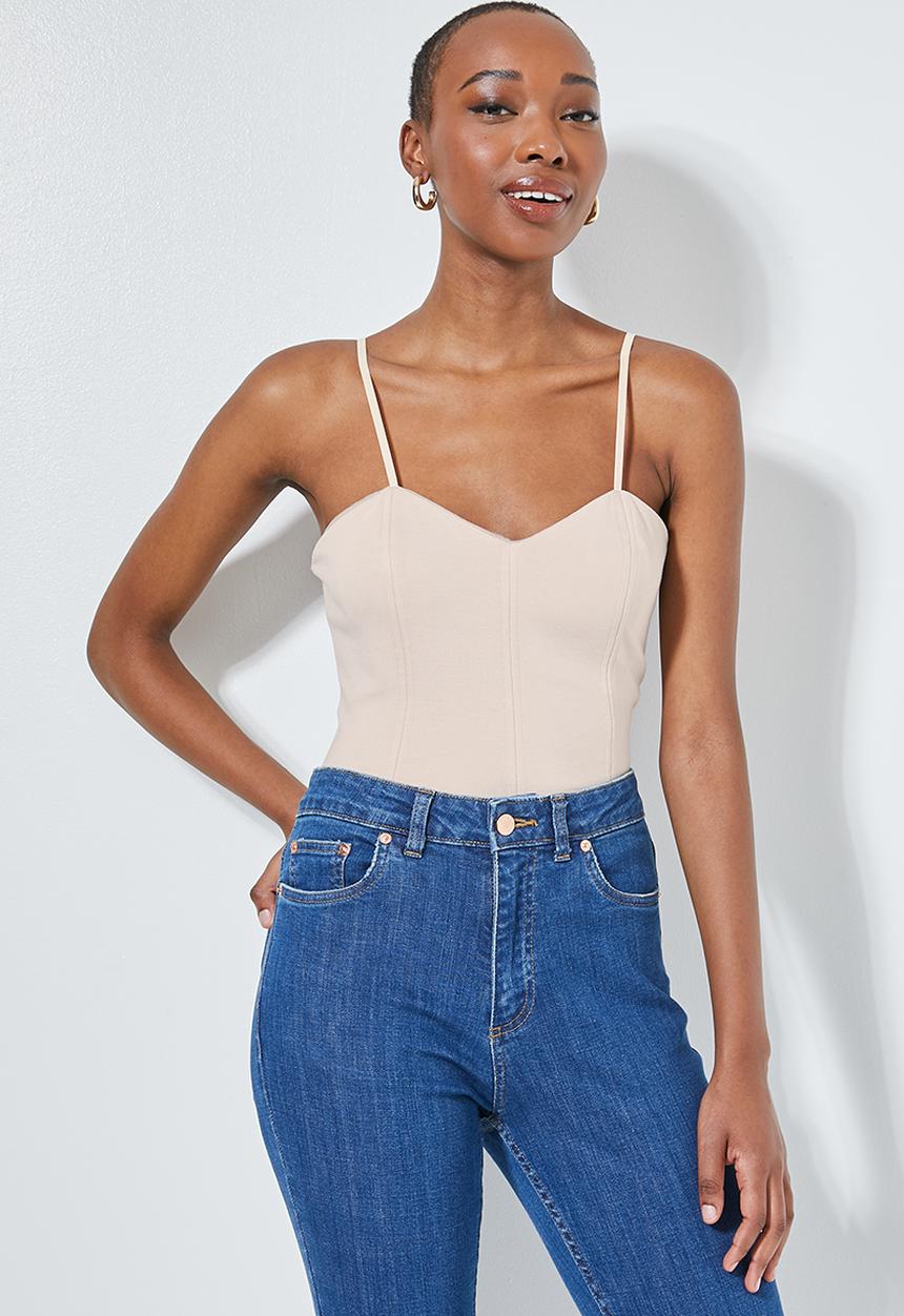 Superbalist - Ponti corset cami - neutral 