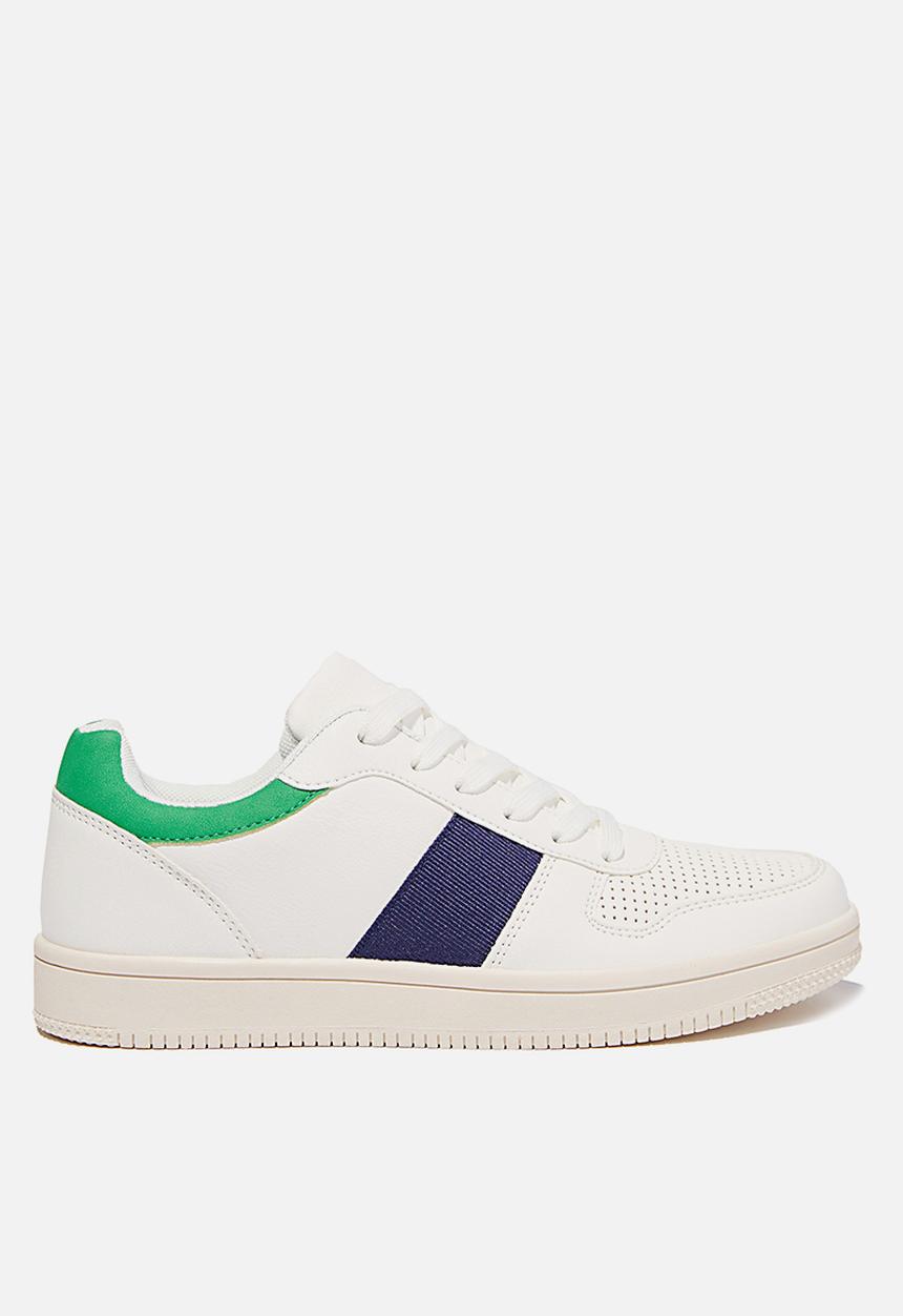 Cotton On - Alba retro low rise - white green navy
