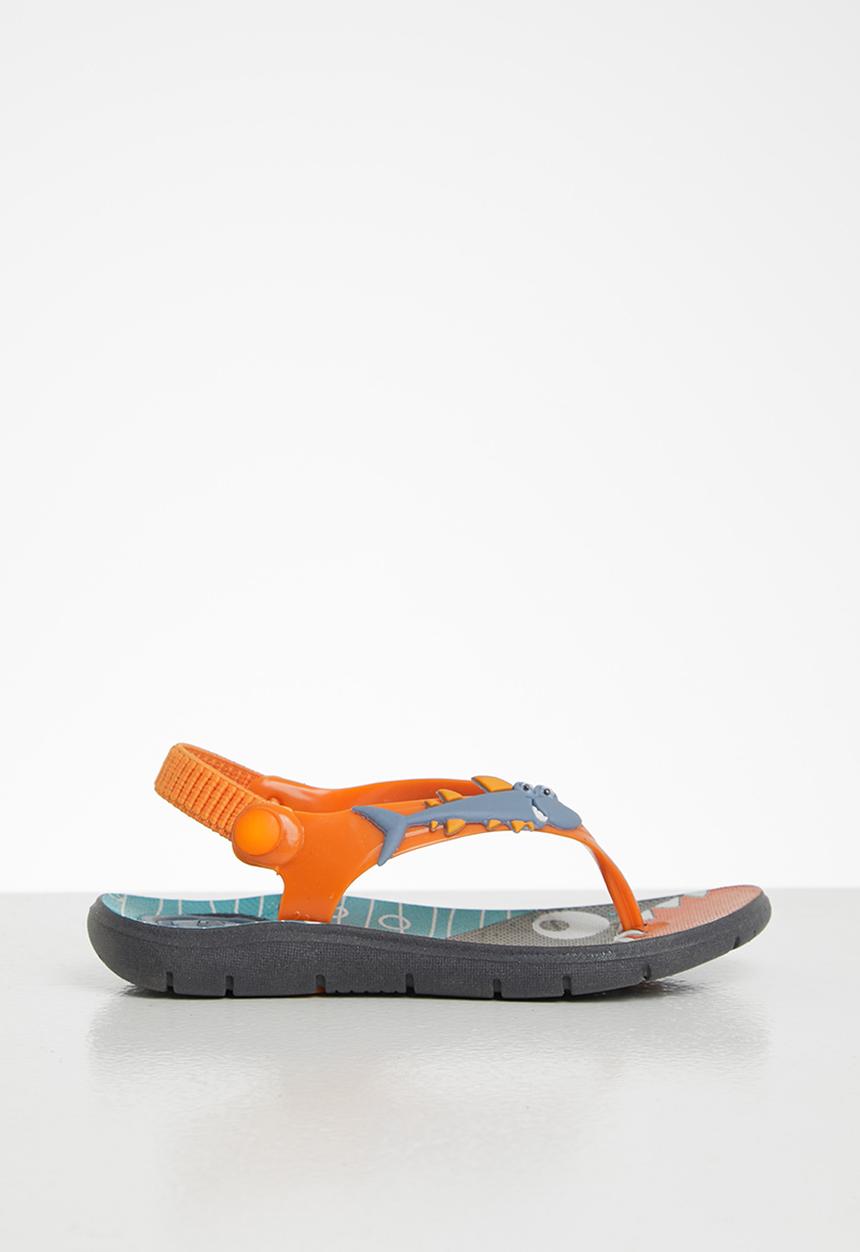 Klin - Aqua print sandal - orange