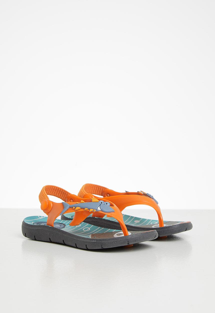 Klin - Aqua print sandal - orange