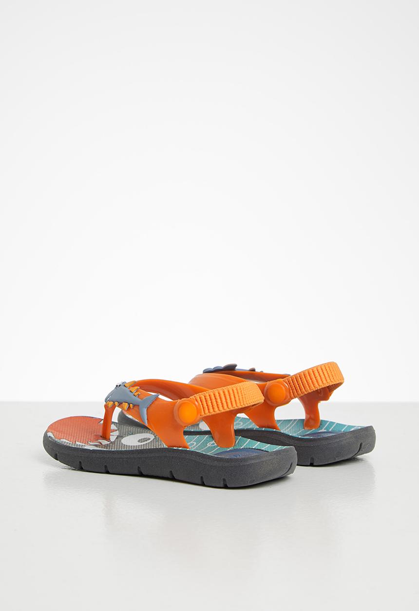 Klin - Aqua print sandal - orange