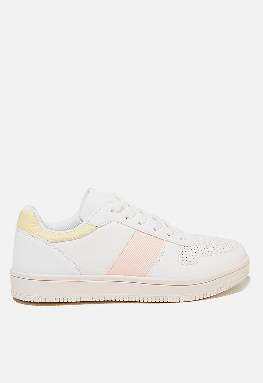 Cotton On - Alba retro low rise - white lemon pink