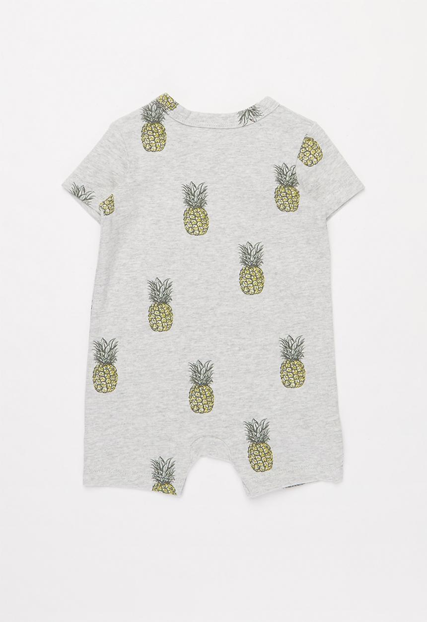 Cotton On - 2 pack short sleeve snap romper - multi