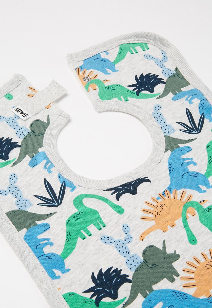 Cotton On - Bundle long sleeve zip romper, legging & bib - multi