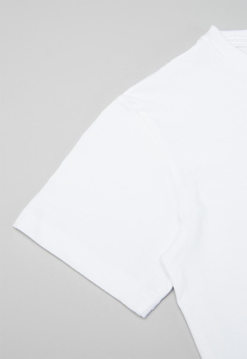 Billabong  - Die cut short sleeve tee - white