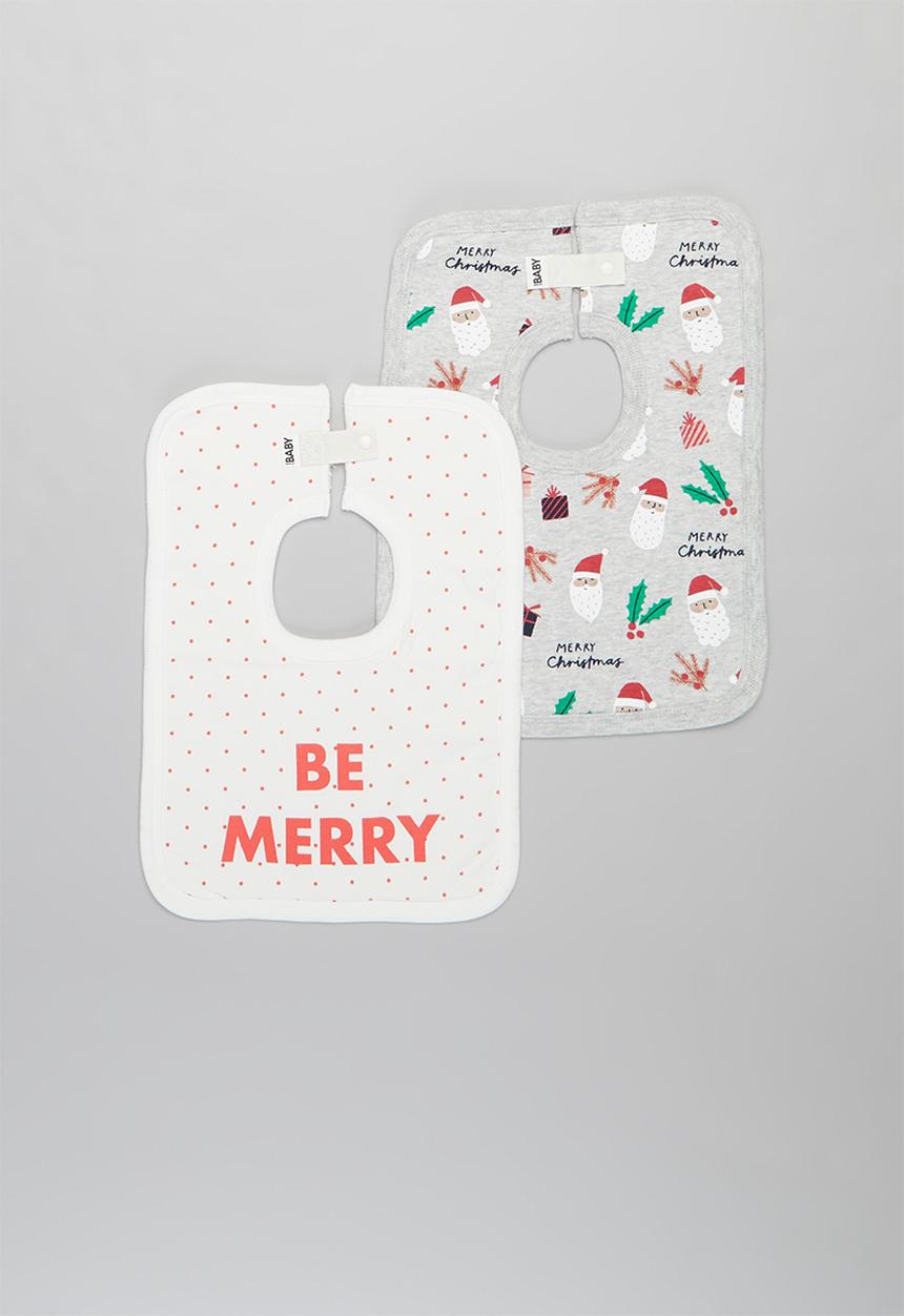 Cotton On - 2 pack darcey bib - christmas pack