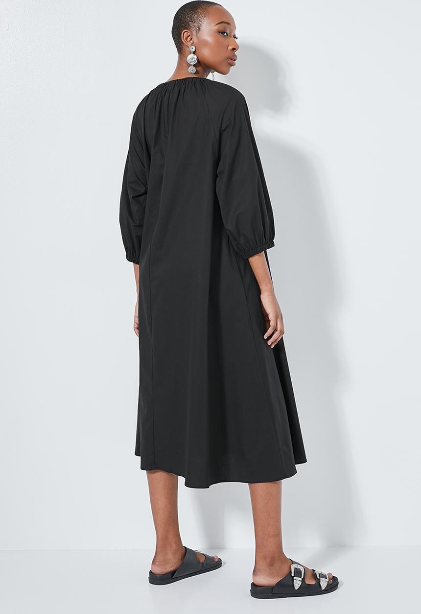 Superbalist - Volume midi with pockets - black