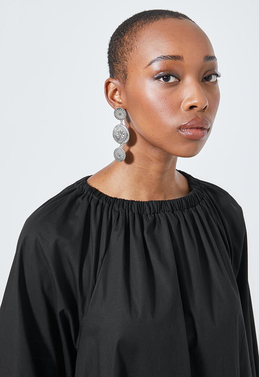 Superbalist - Volume midi with pockets - black
