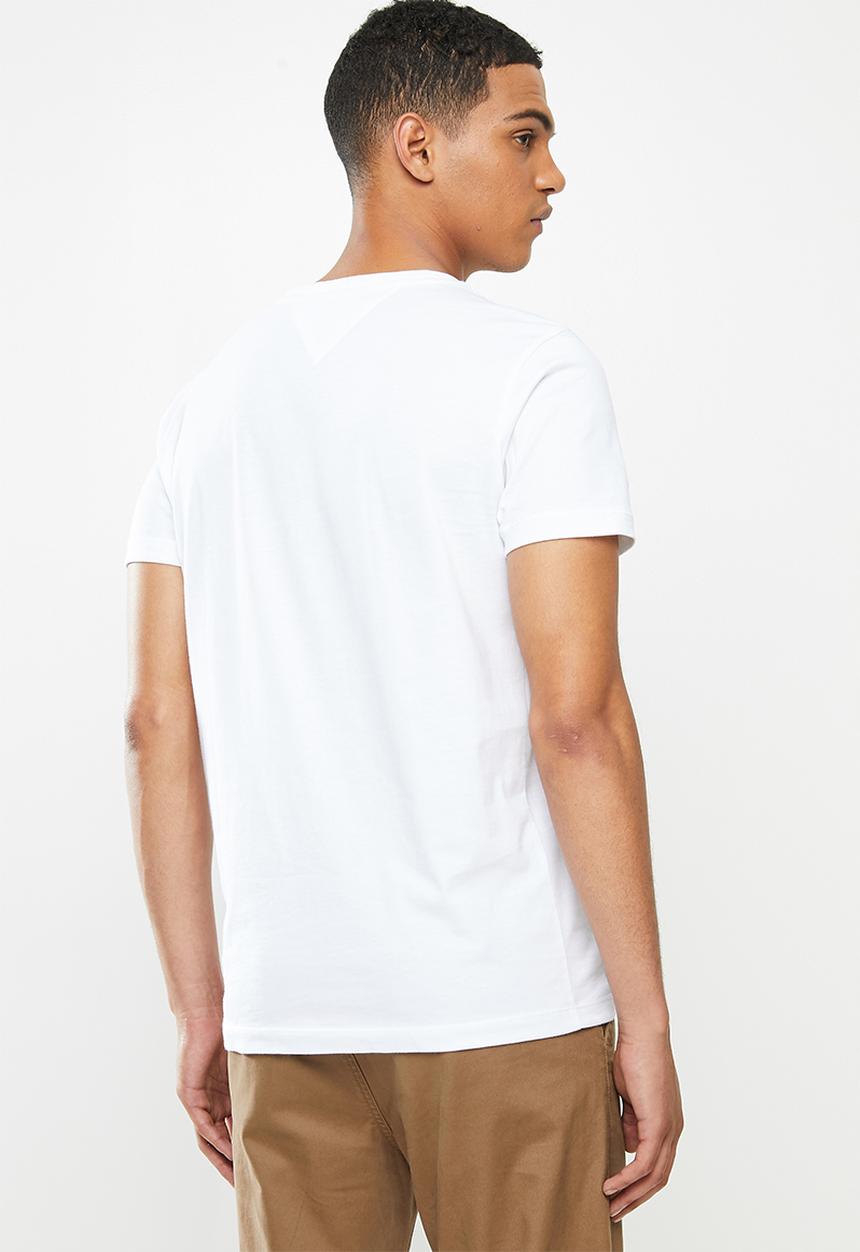Tommy Hilfiger - Tjm chest logo tee - white