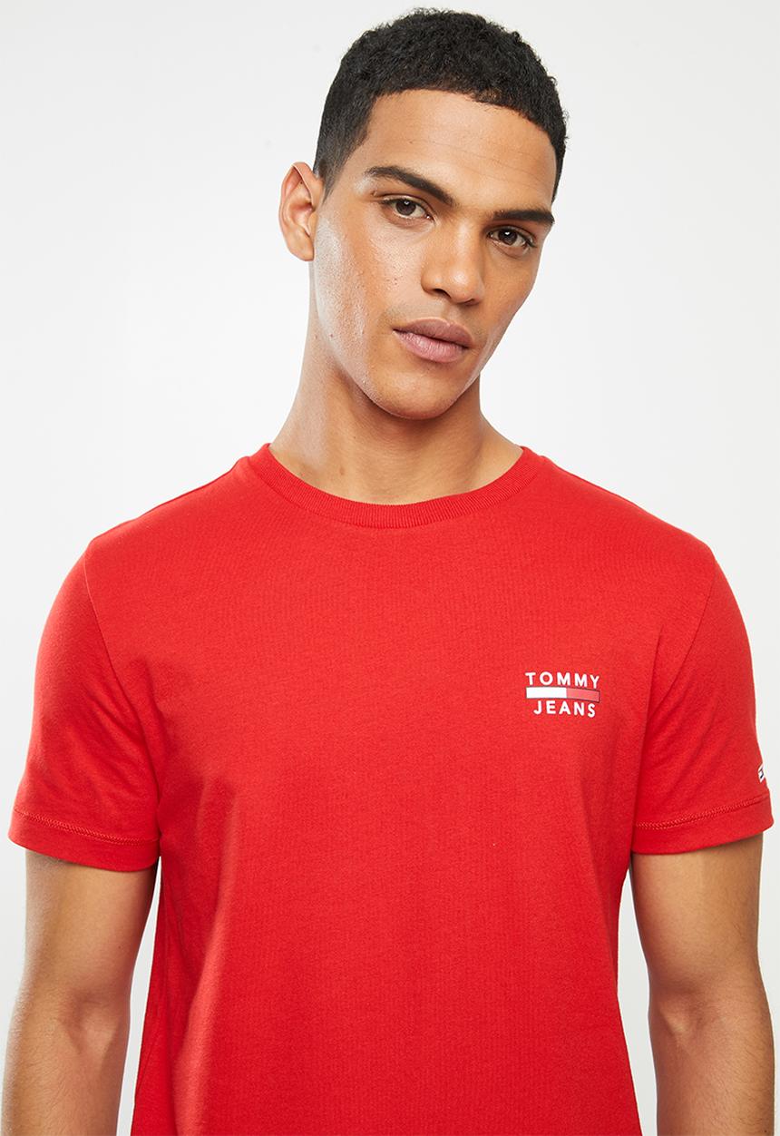 Tommy Hilfiger - Tjm chest logo tee - red