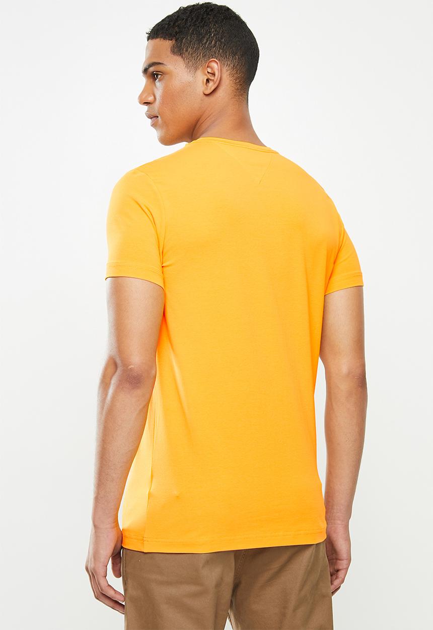 Tommy Hilfiger - Stretch slim fit tee - yellow