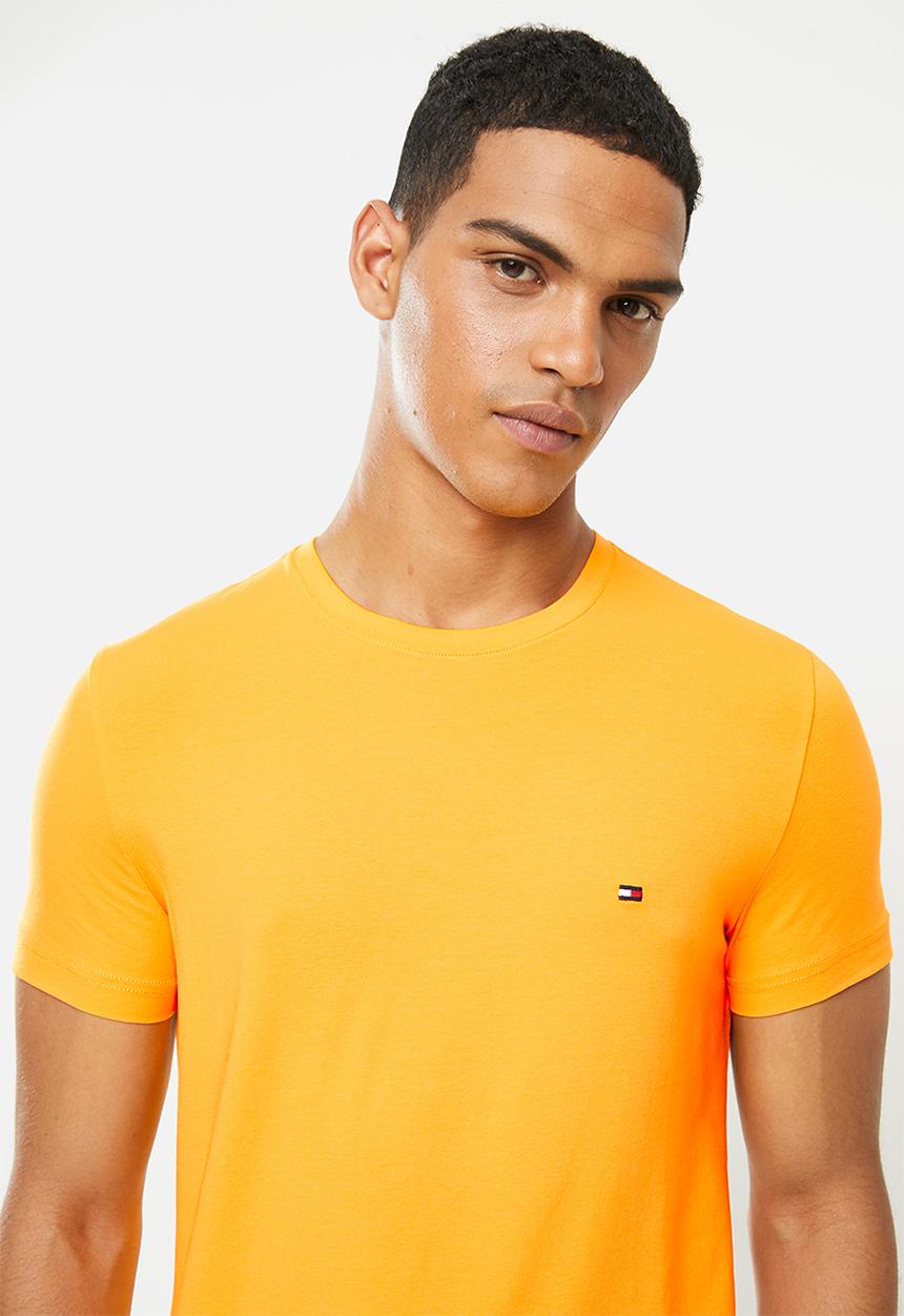 Tommy Hilfiger - Stretch slim fit tee - yellow
