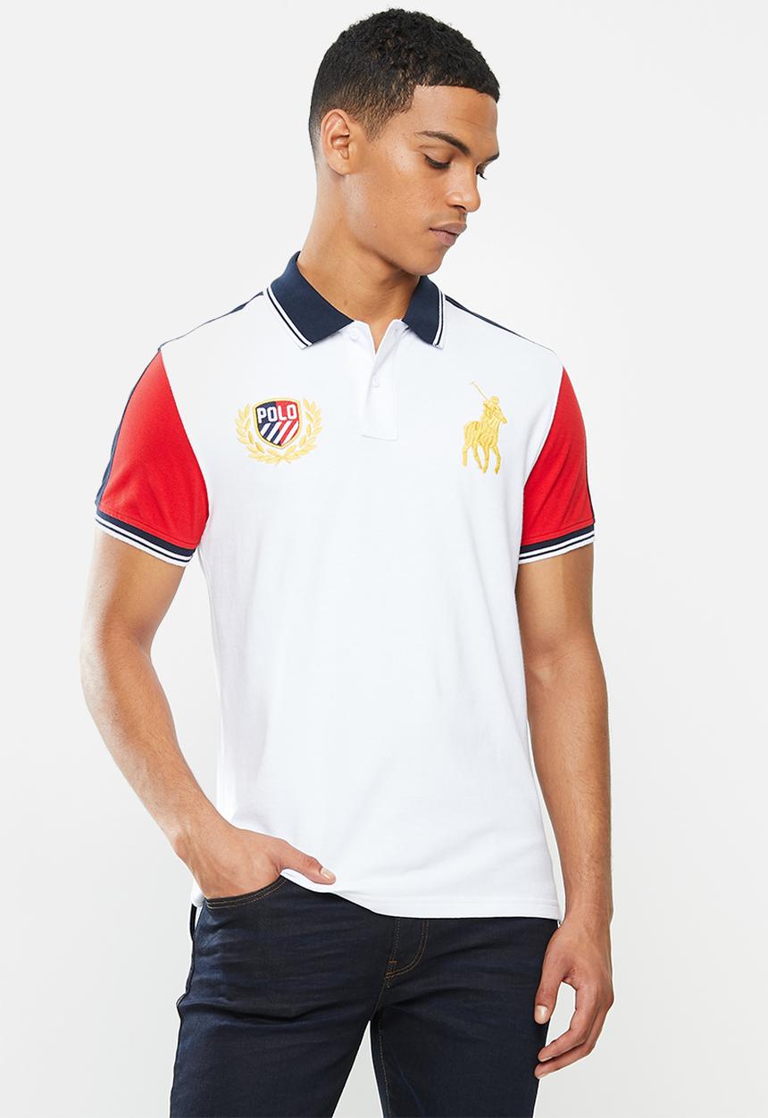 POLO - Nikos fashion up custom fit golfer - white