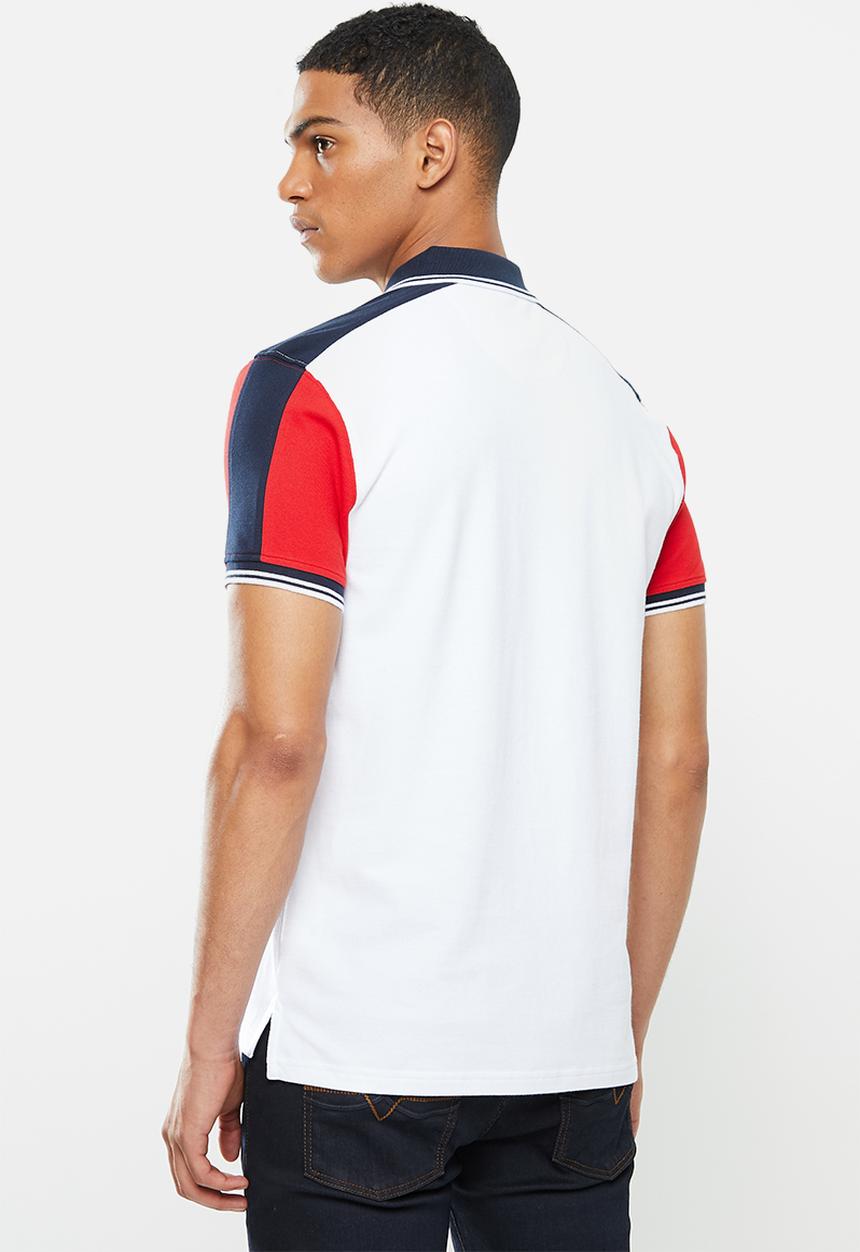 POLO - Nikos fashion up custom fit golfer - white