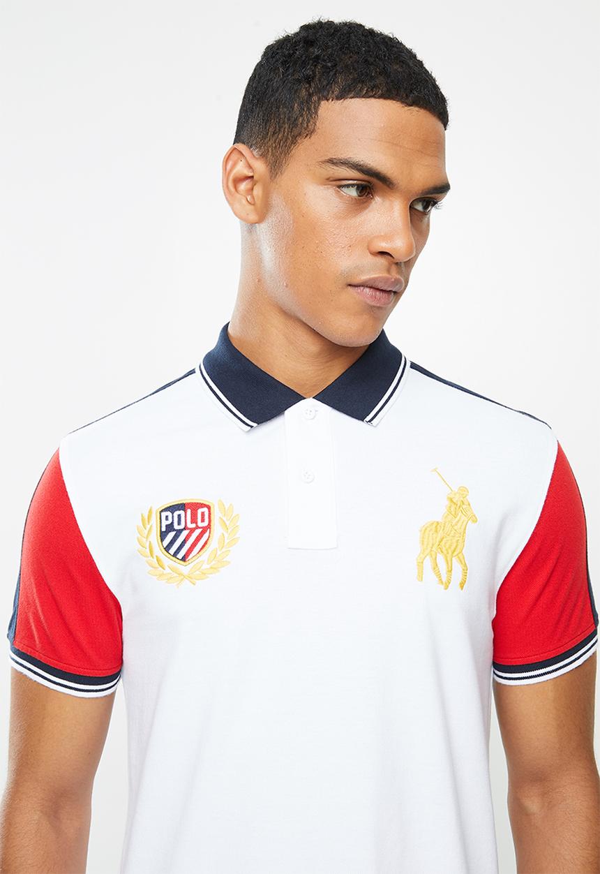 POLO - Nikos fashion up custom fit golfer - white