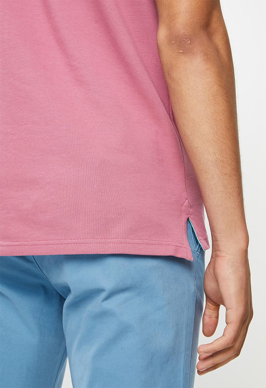 POLO - Carter custom fit pique golfer - pink