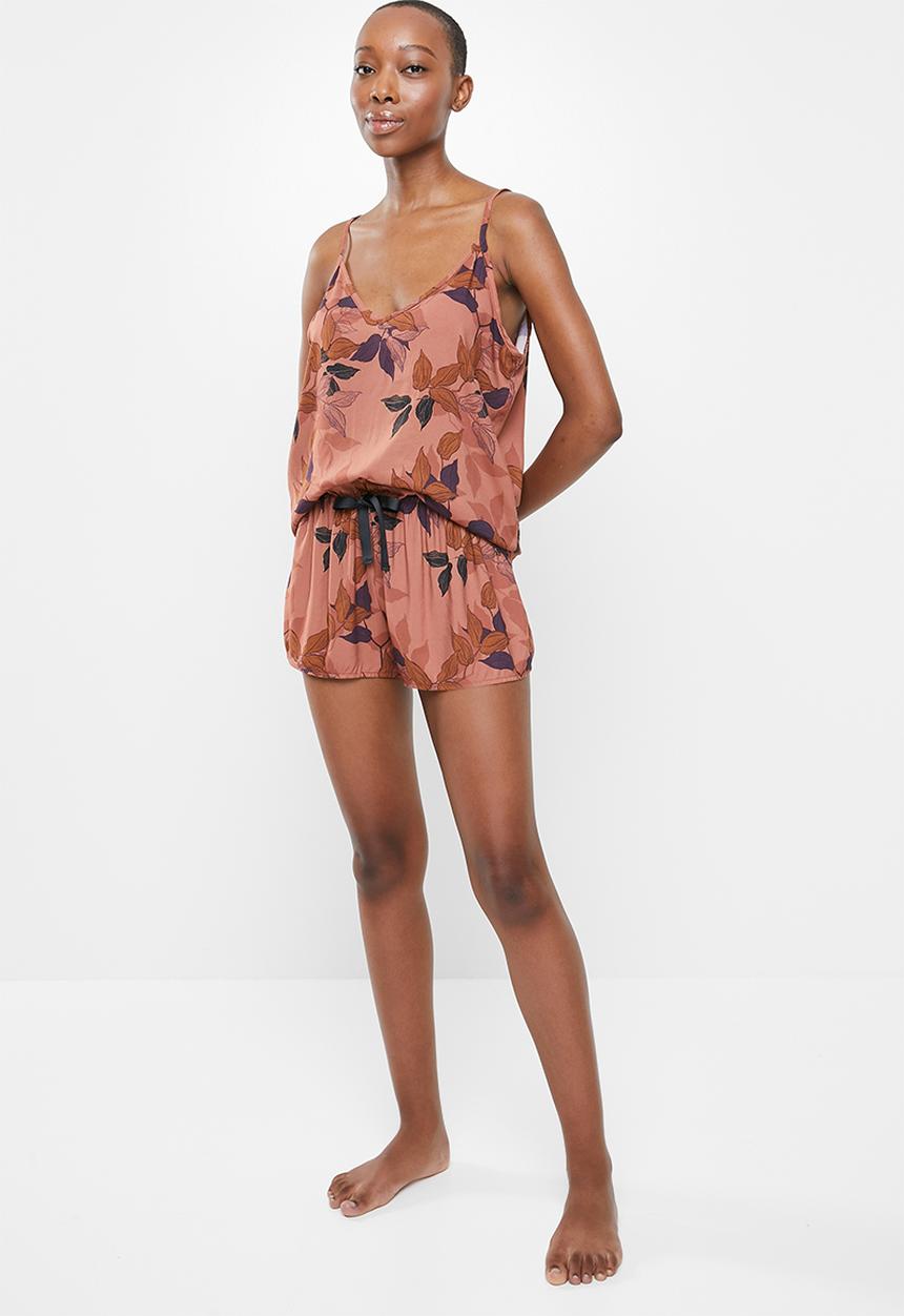 Superbalist - Sleep cami & shorts set - multi 