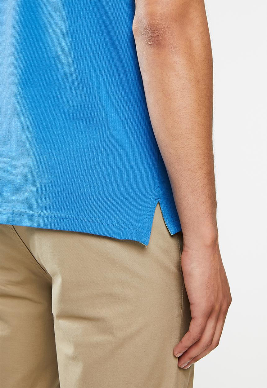 POLO - Carter custom fit pique golfer - blue