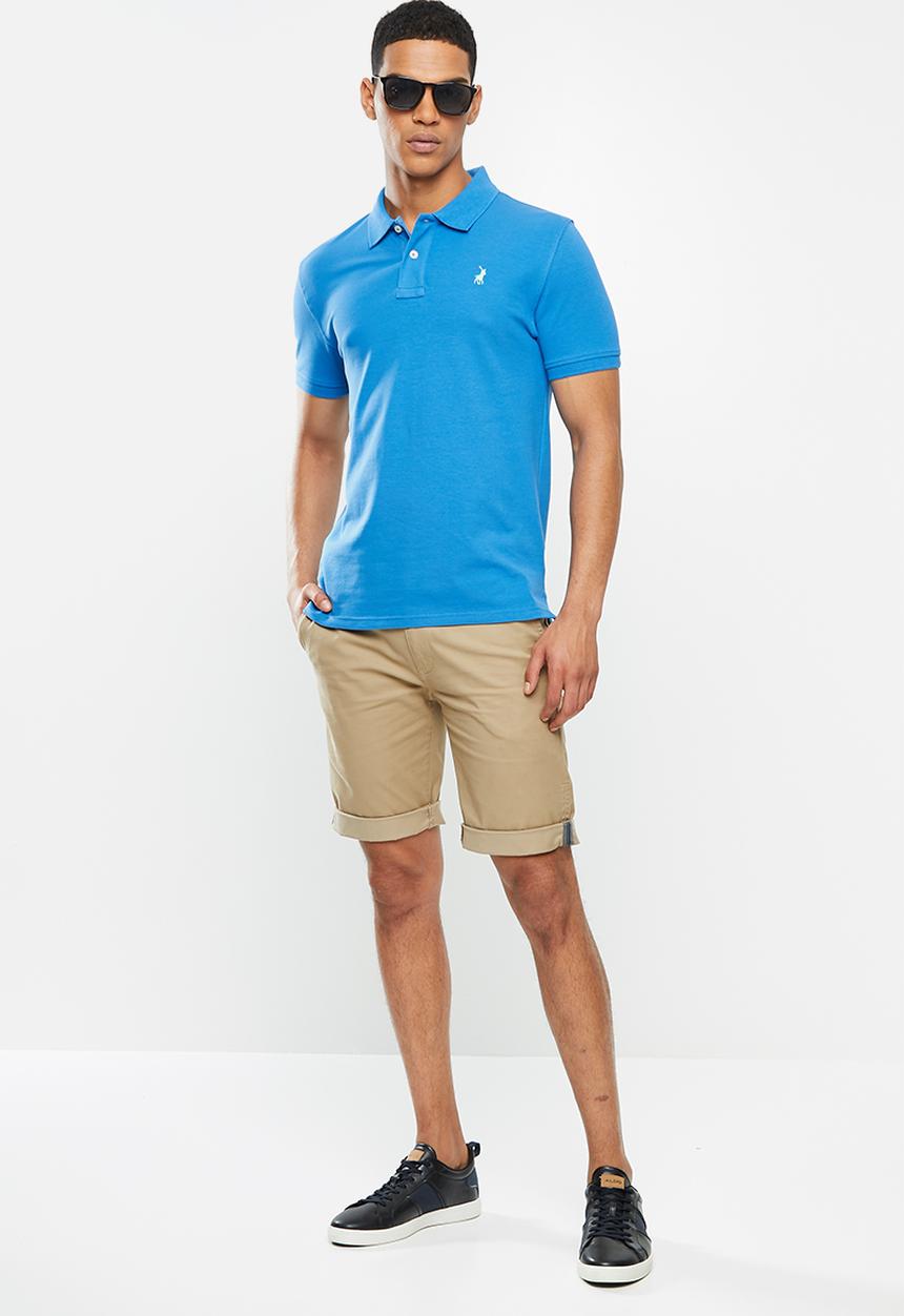 POLO - Carter custom fit pique golfer - blue