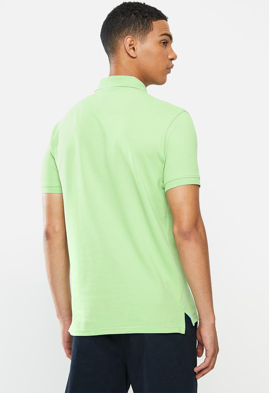 POLO - Carter custom fit pique golfer - green